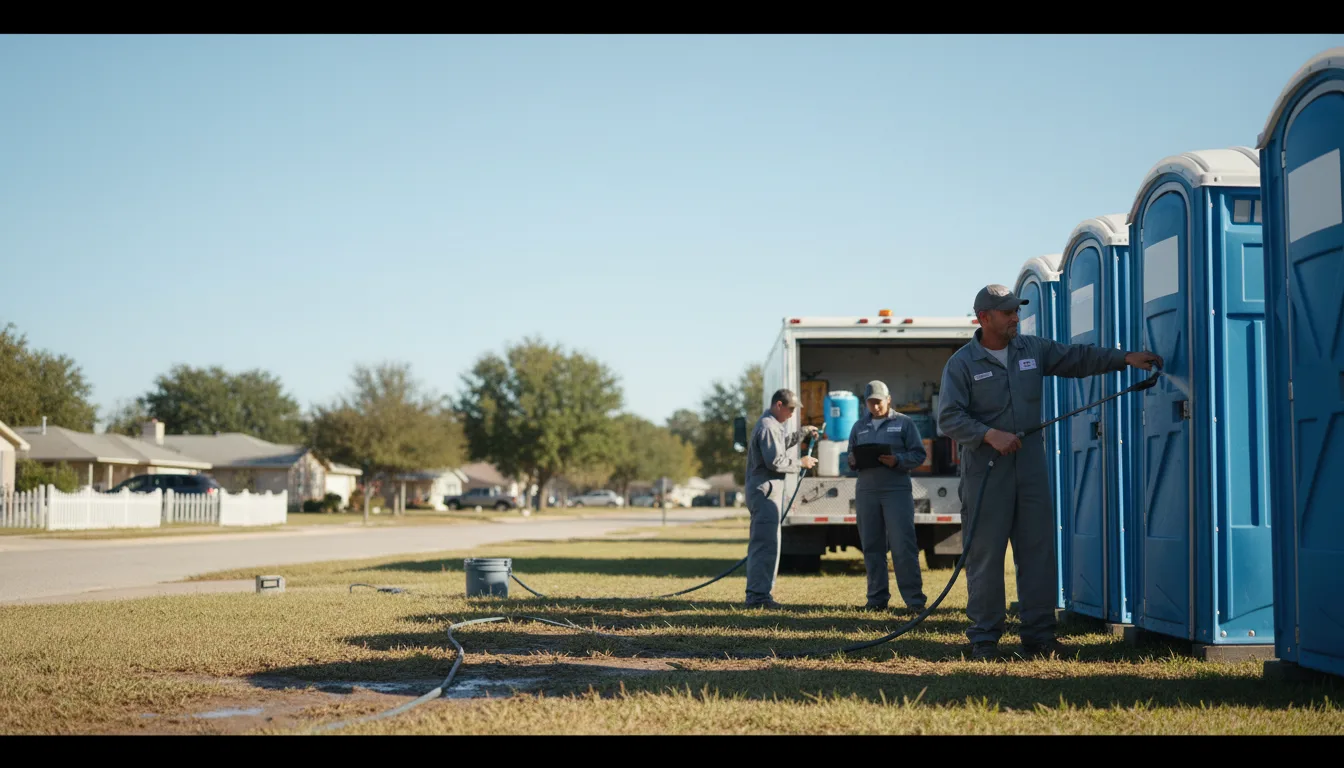 Long-Term Portable Toilet Rental in Stamford, TX near me